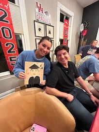 A portrait of the graduate by his cousin