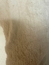 The other side of the facecloth; this side only had a few compared to the other side