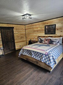 Main bedroom with attached bathroom