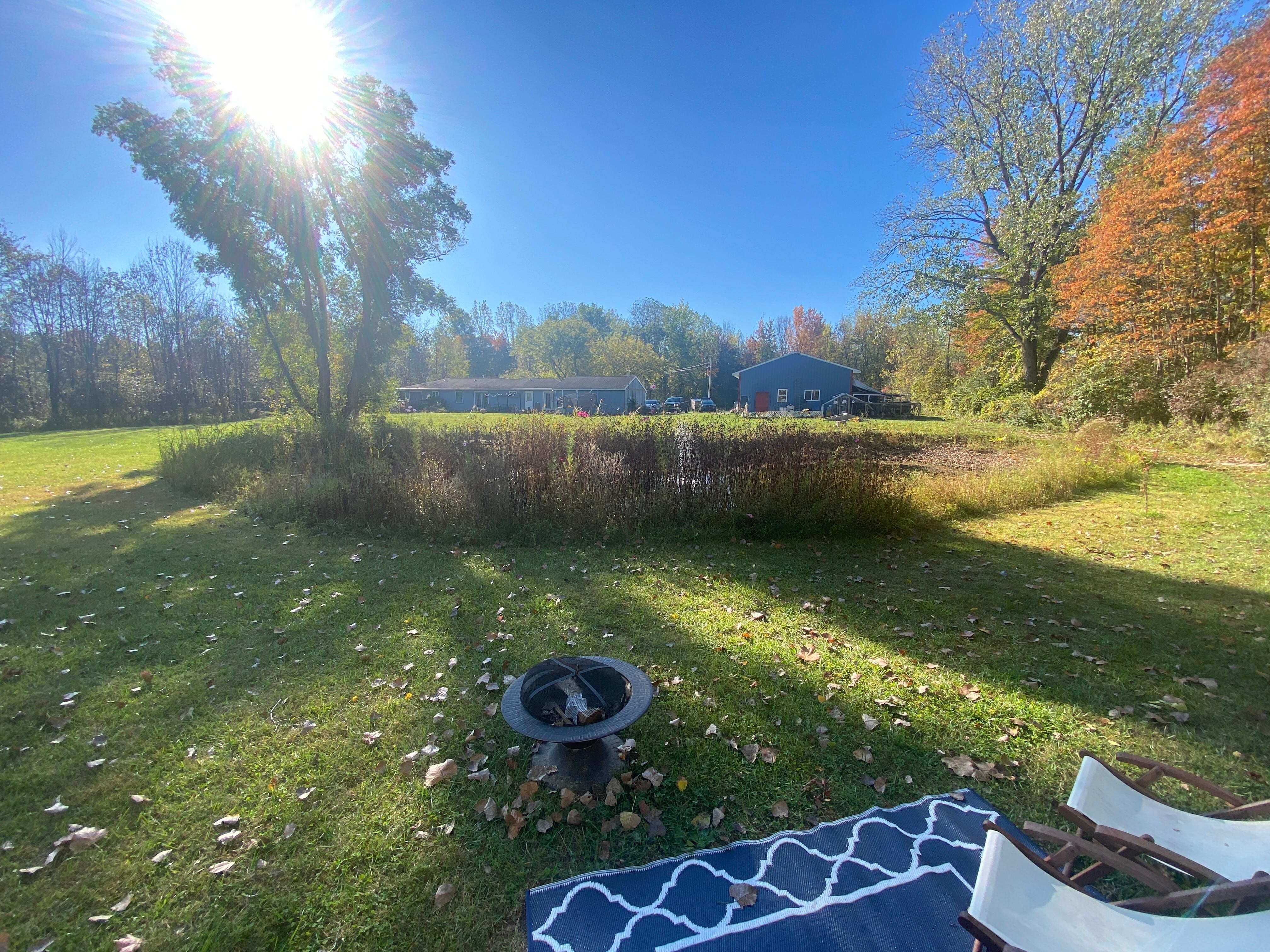 View from the camper