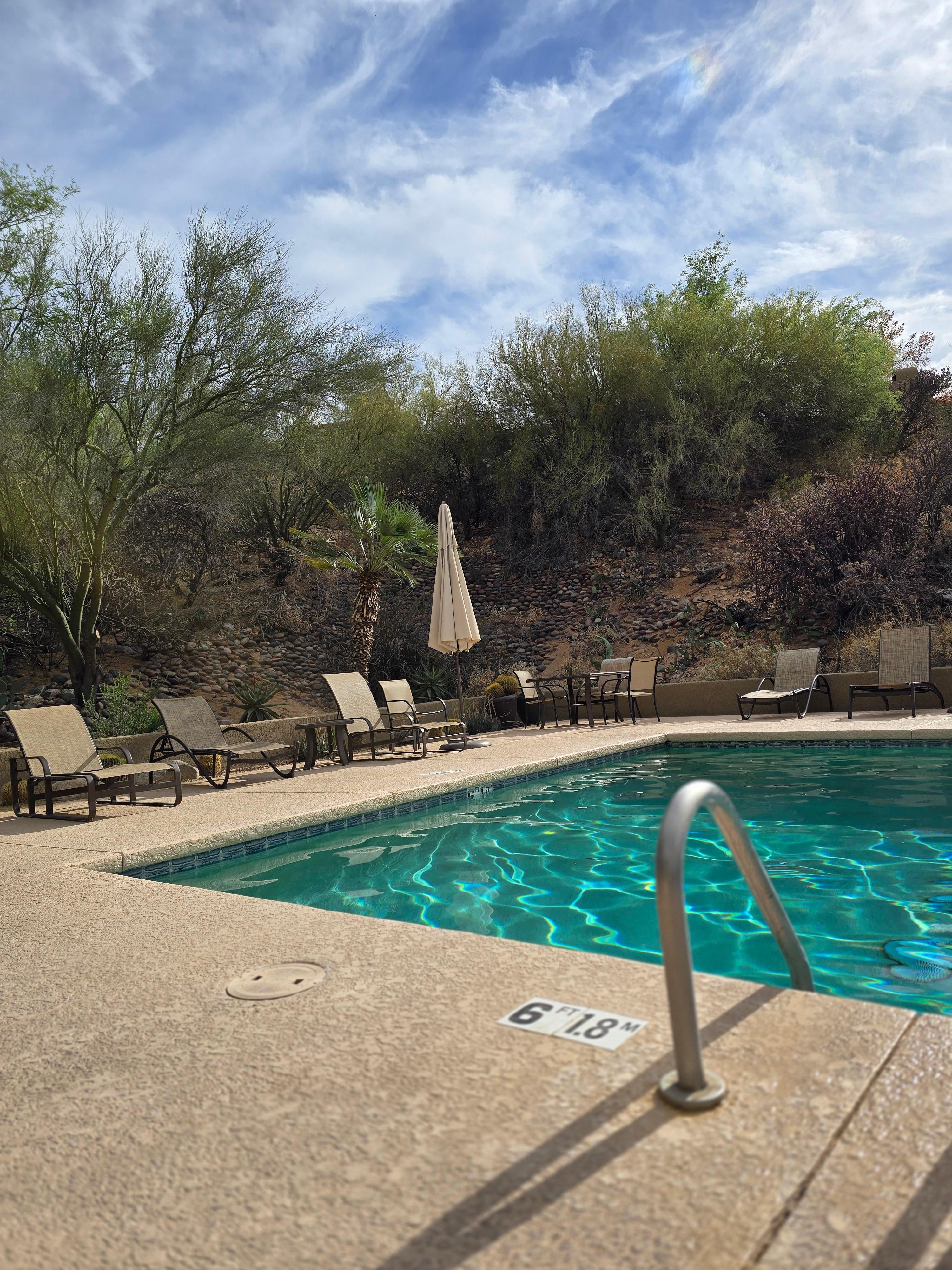 Adults only pool near the casitas.
