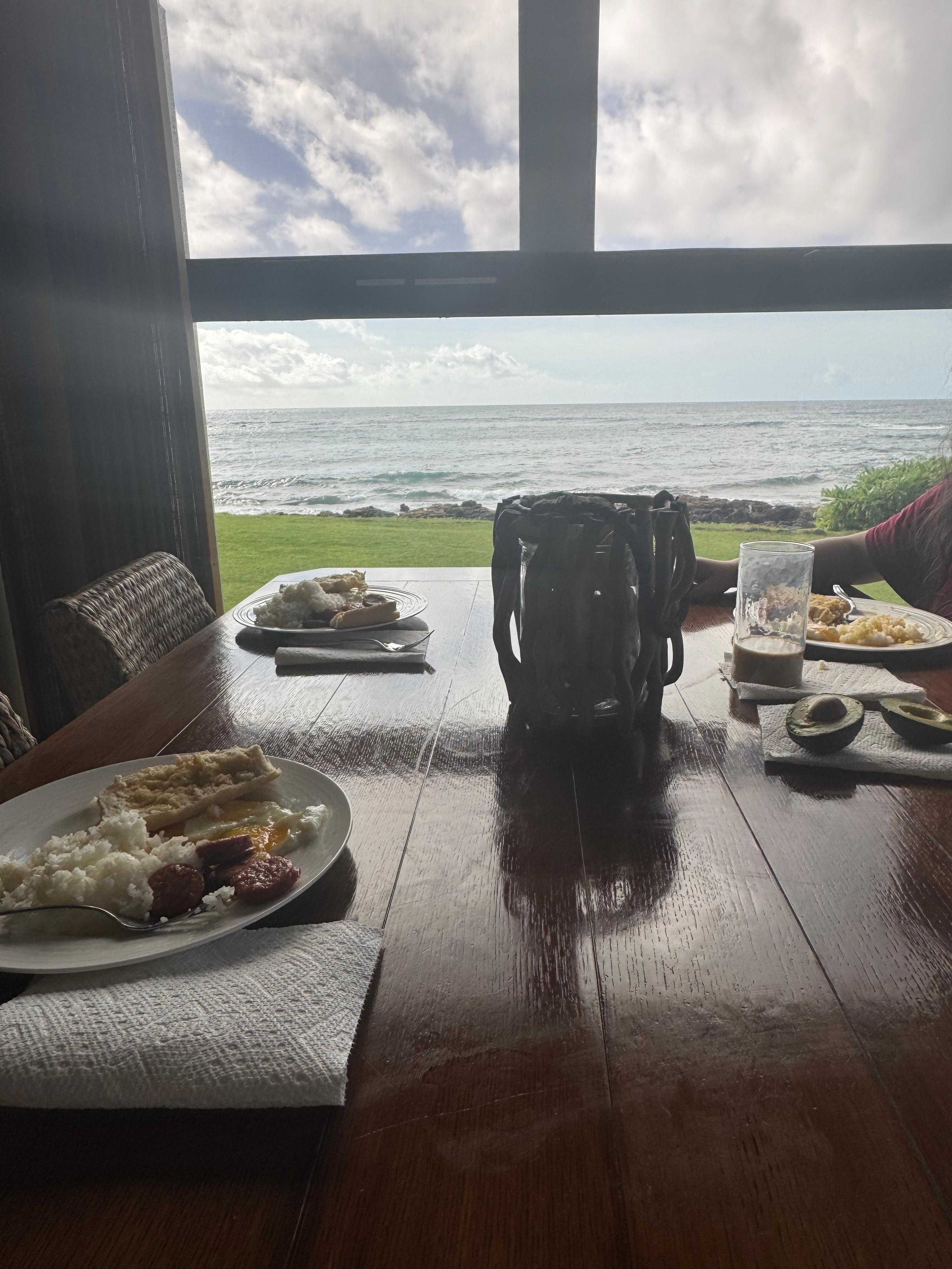 Breakfast with a view 
