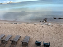 View from our room balcony