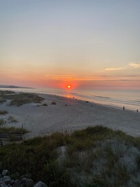 Sunrise from the balcony.