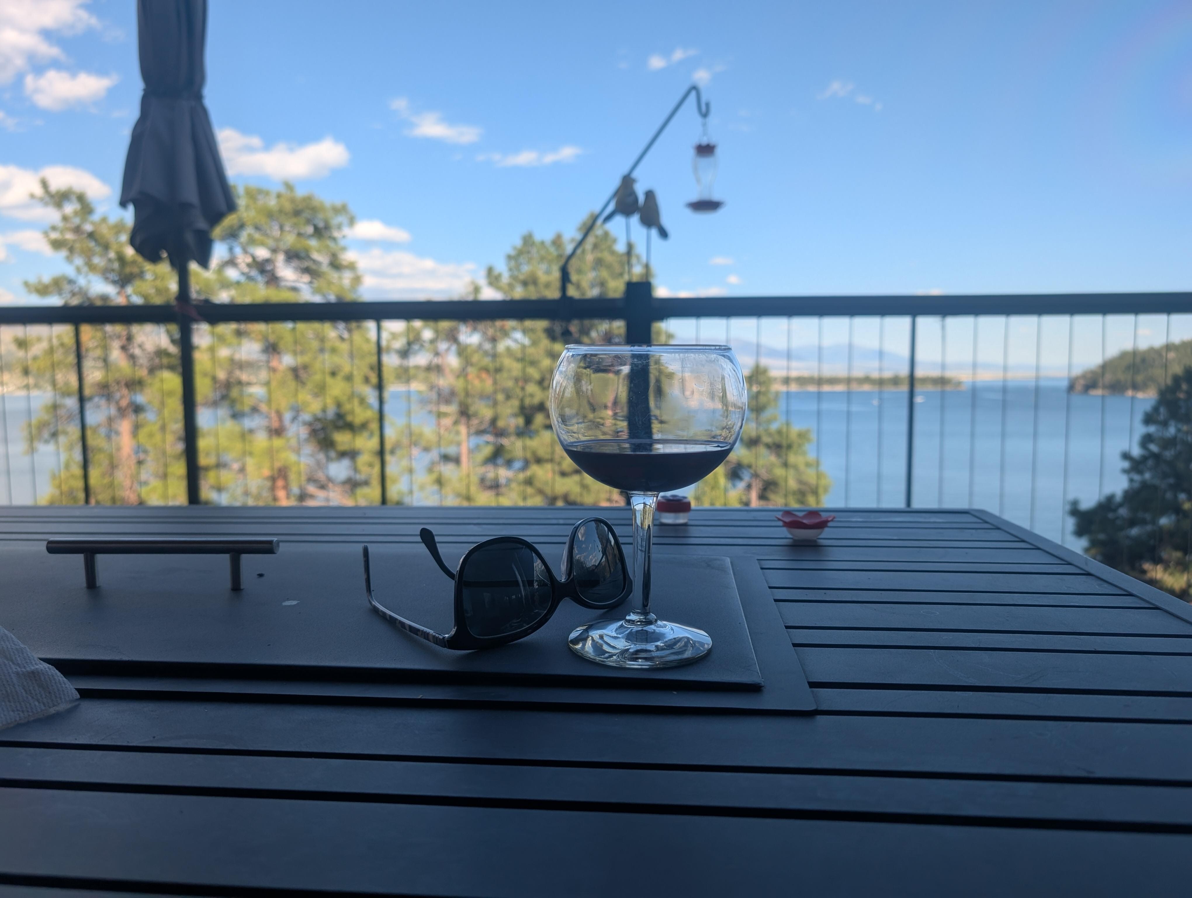 On the deck