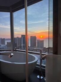 Excellent view from the bathroom