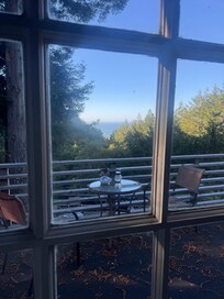 The view from the upstairs bedrooms
