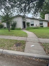 Unkempt lawn