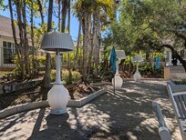 Great fire pit outdoor gathering location across from the restaurant and meeting spaces