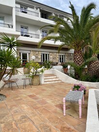 Front of hotel
