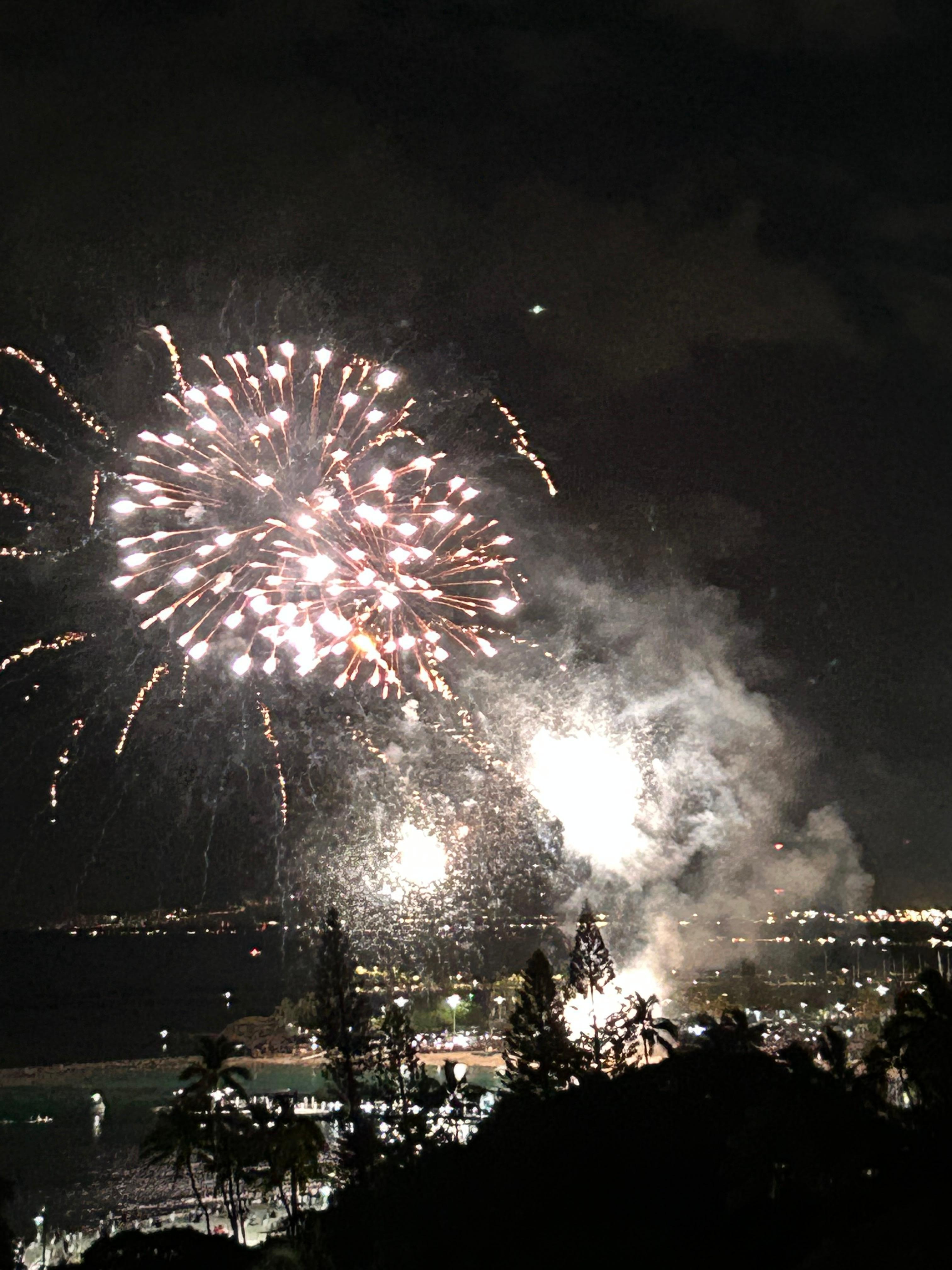 部屋から見えました。