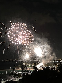 部屋から見えました。