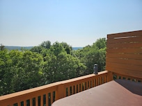 Back porch/hot tub view