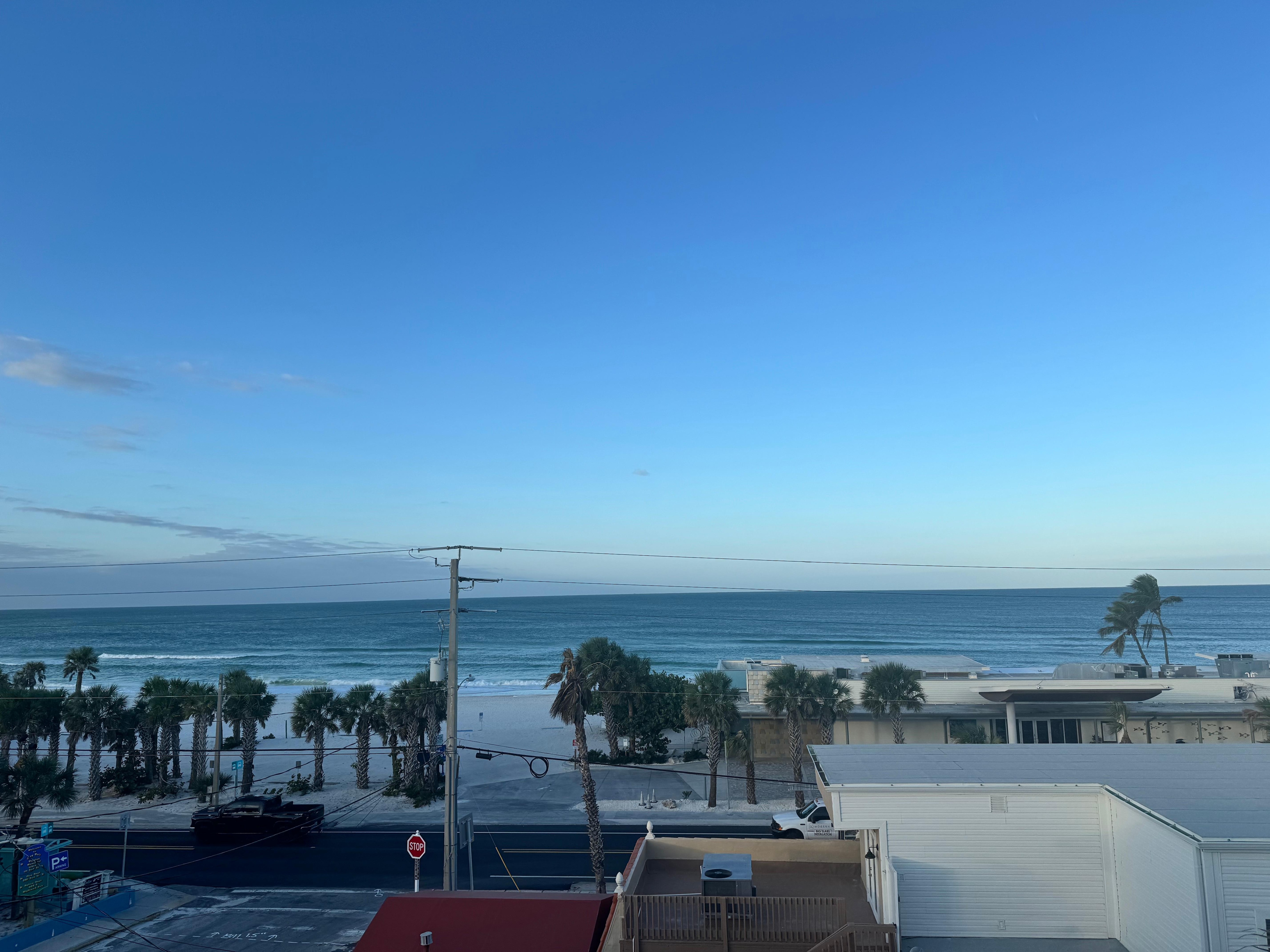 Rooftop gulf view