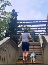 Our children, and our fur baby had the best time exploring the area.