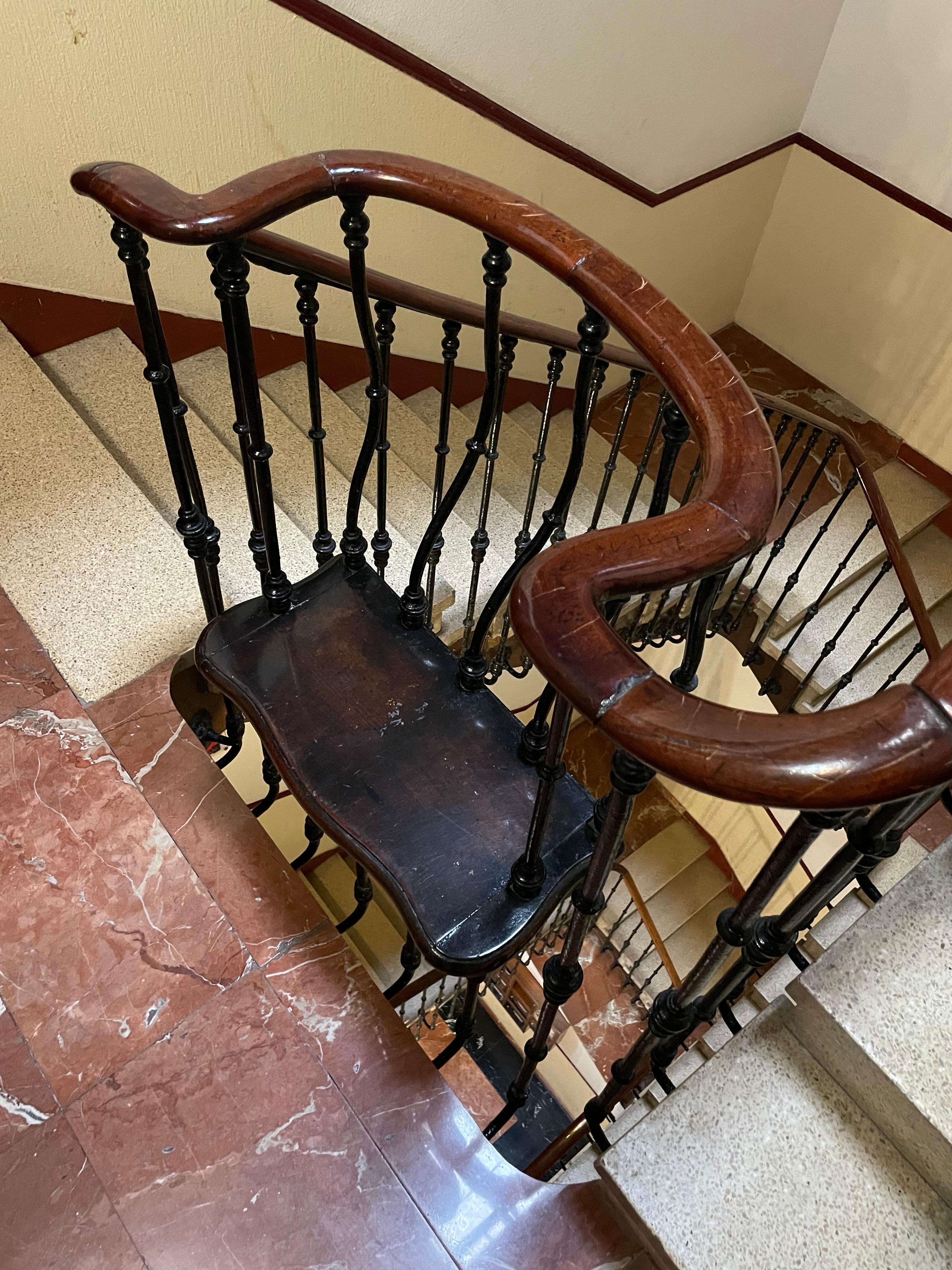 Classy stairs (although there is a lift as well)