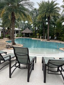 The beautiful, heated pool.