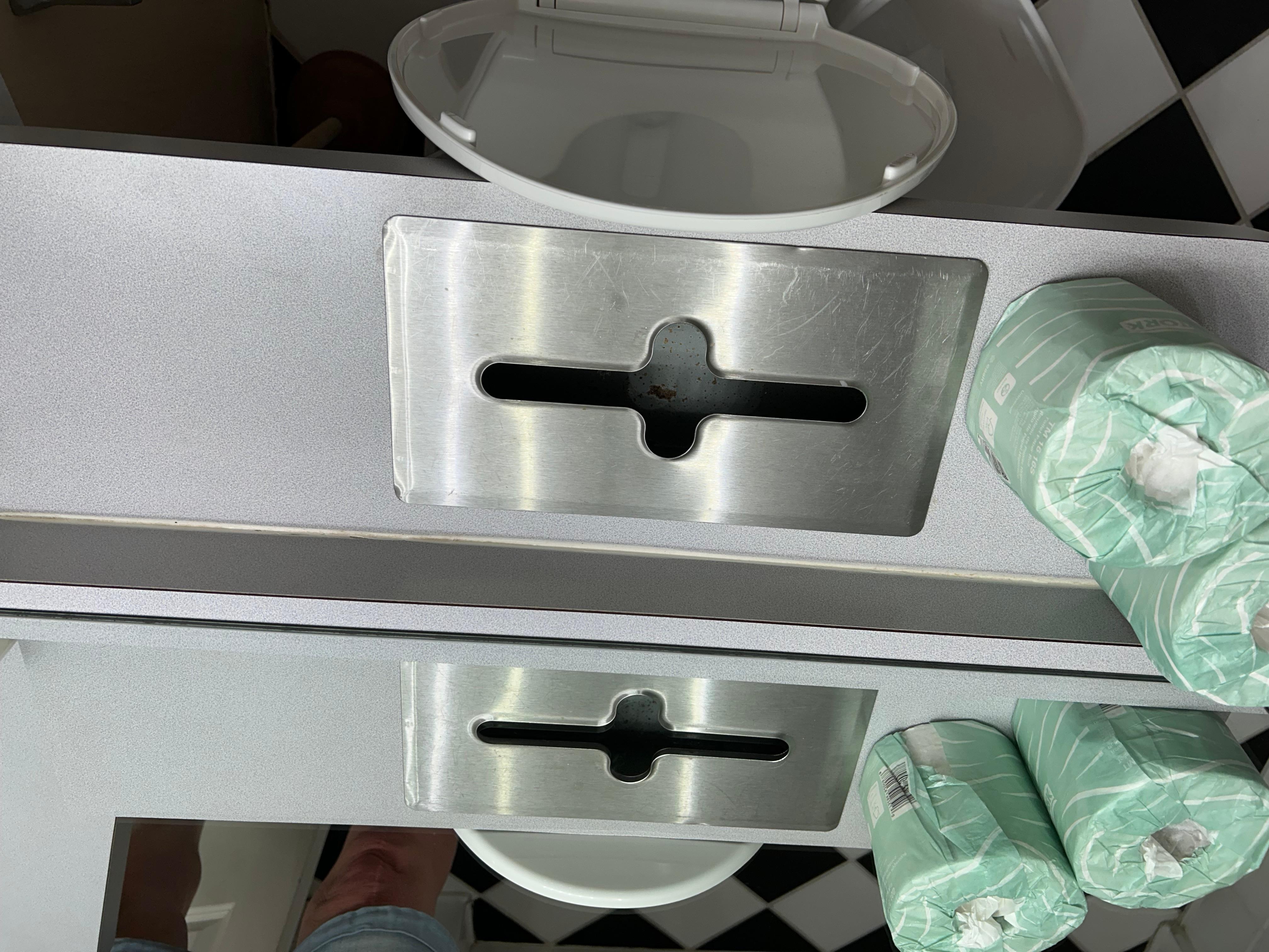 No Kleenex in Kleenex box. 