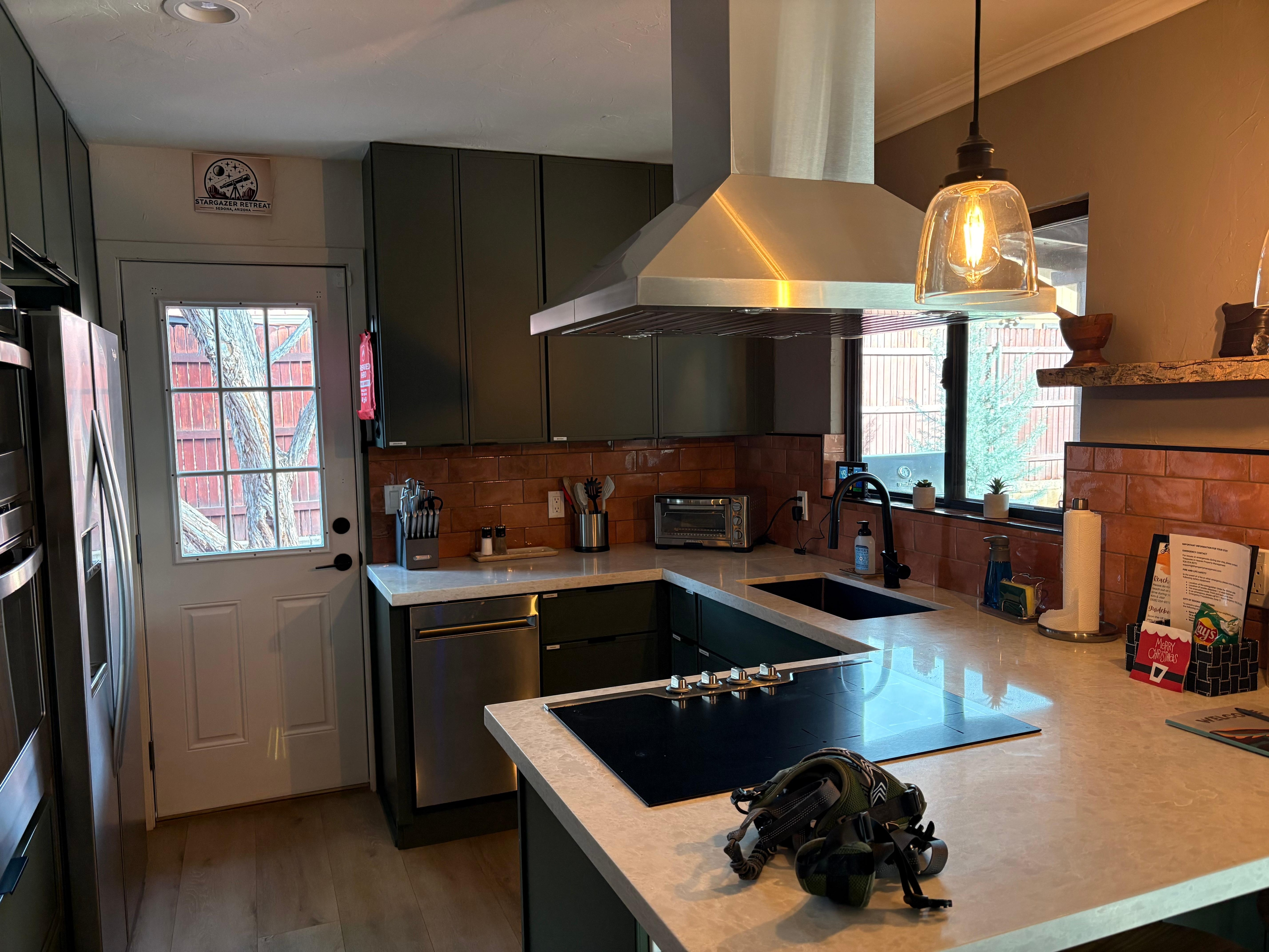 Handy kitchen, fully equipped. Loved the coffee station too. 