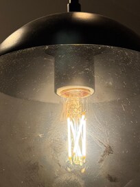 Filthy light fixture
