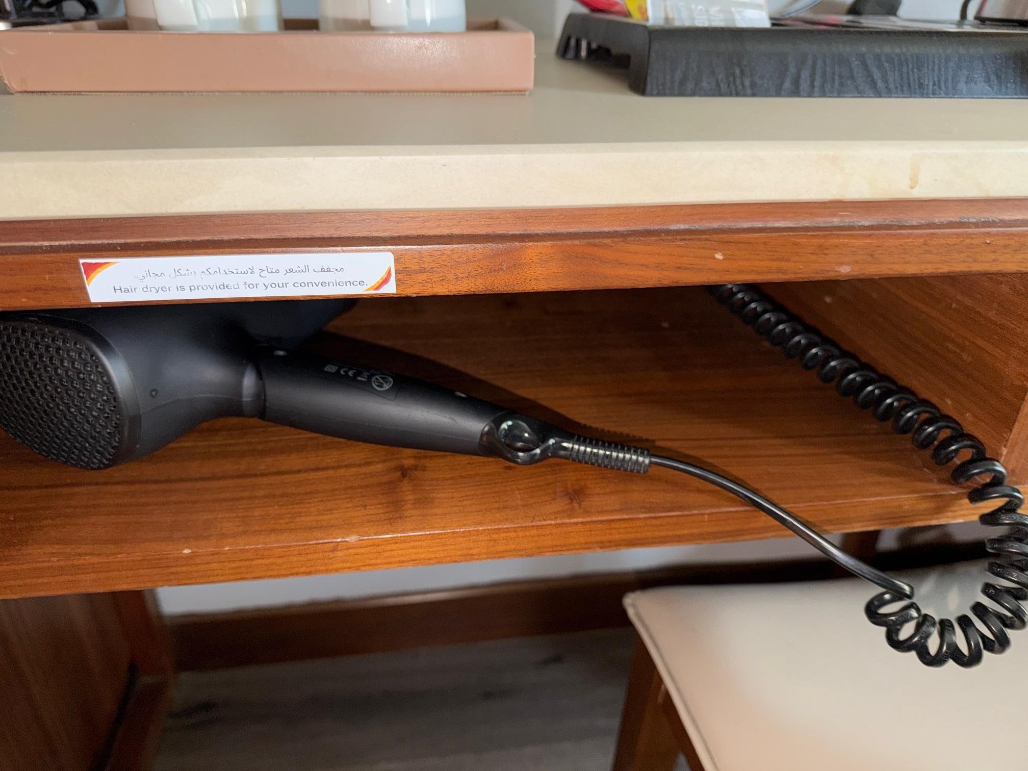 Befestigung des Föns