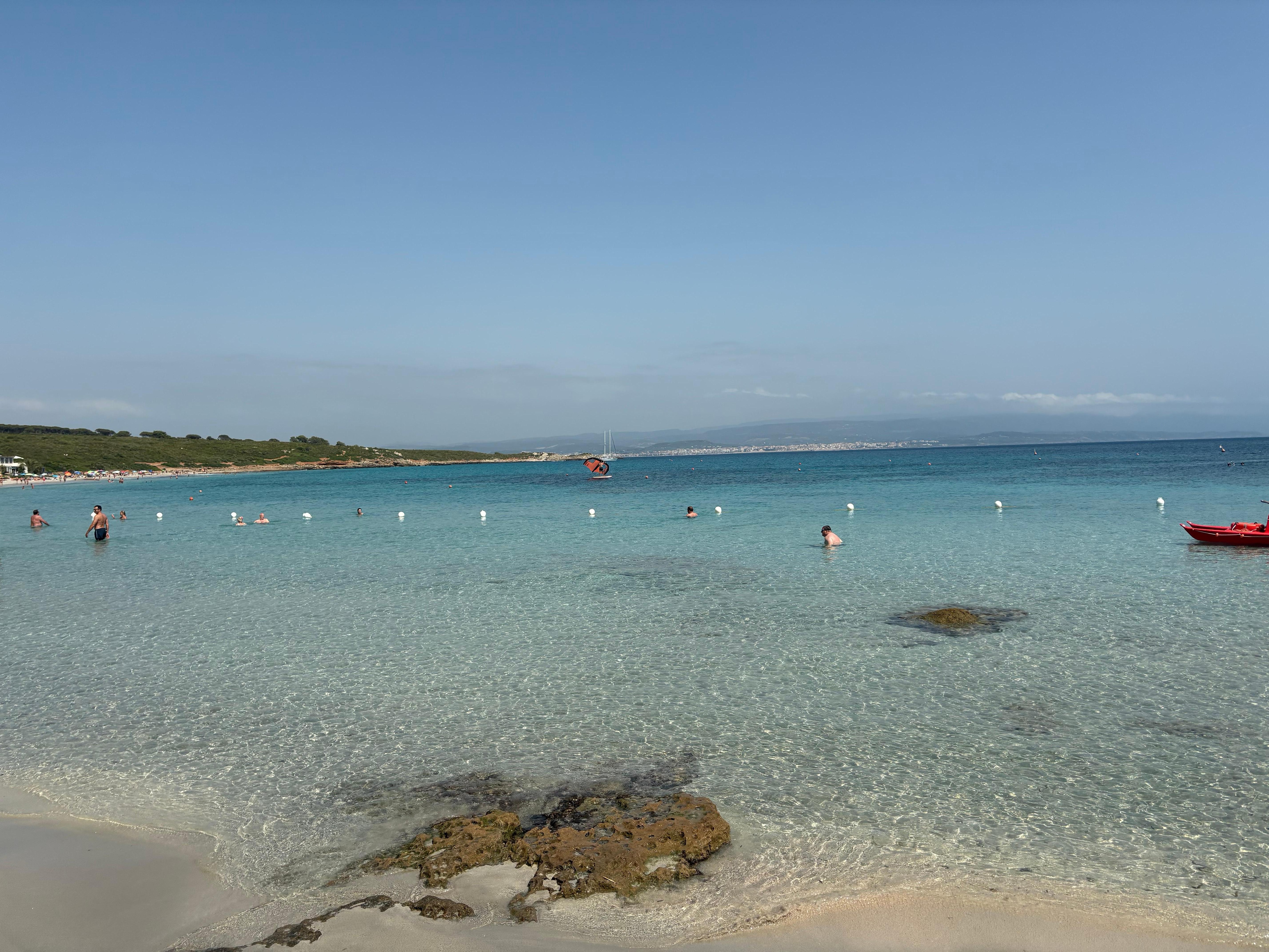 The beach
