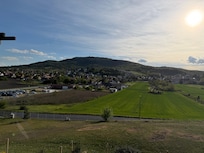 La vue de notre balcon,
