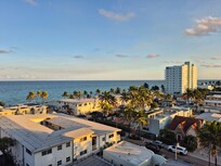 View from our ocean view balcony