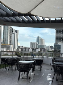 Roof top bar next door