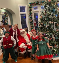 Santa PeePaw traveled from North Pole to visit children at Nordstrom department store.