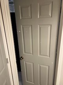 Paint peeling everywhere.