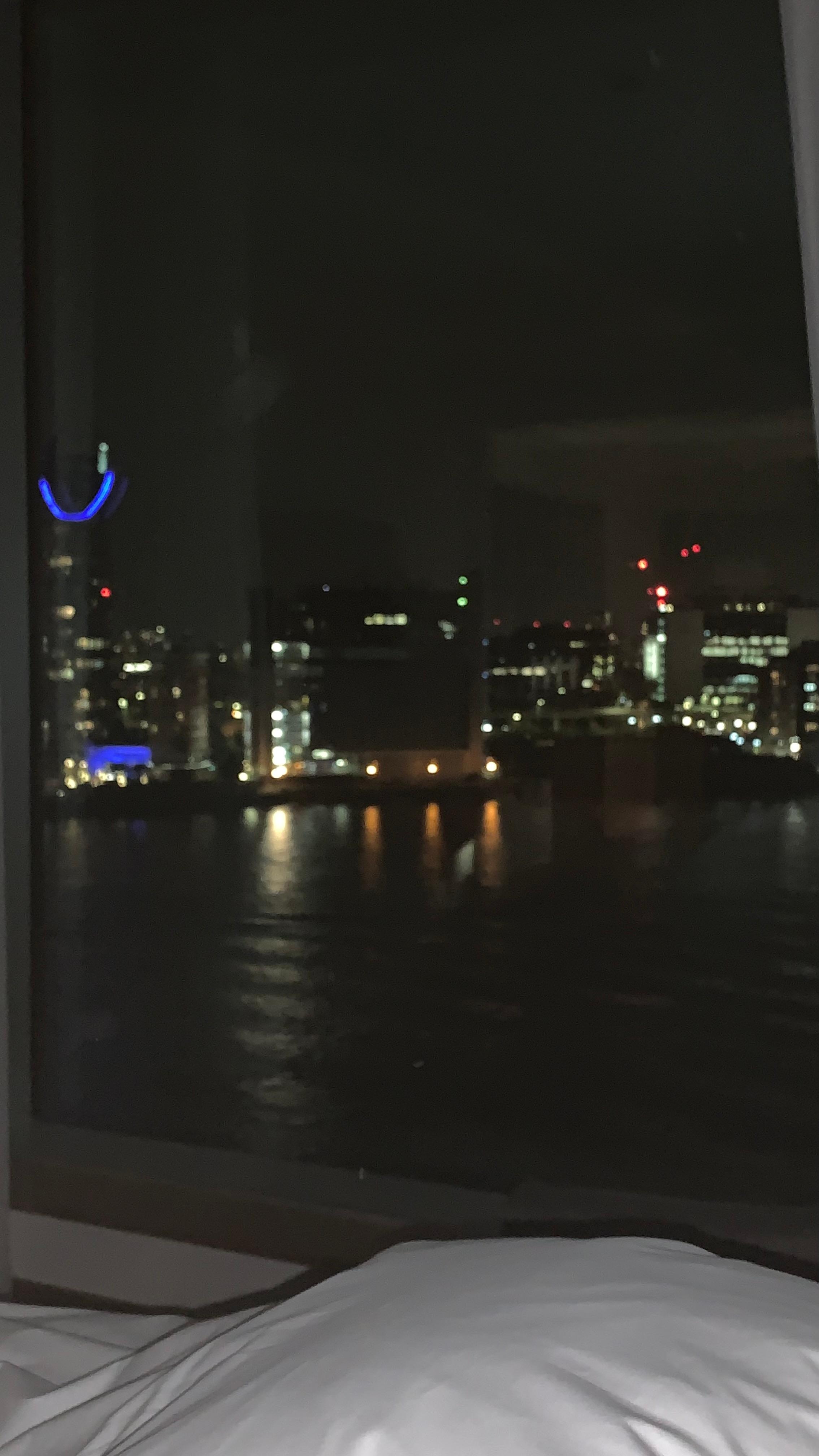Evening view from the bed!