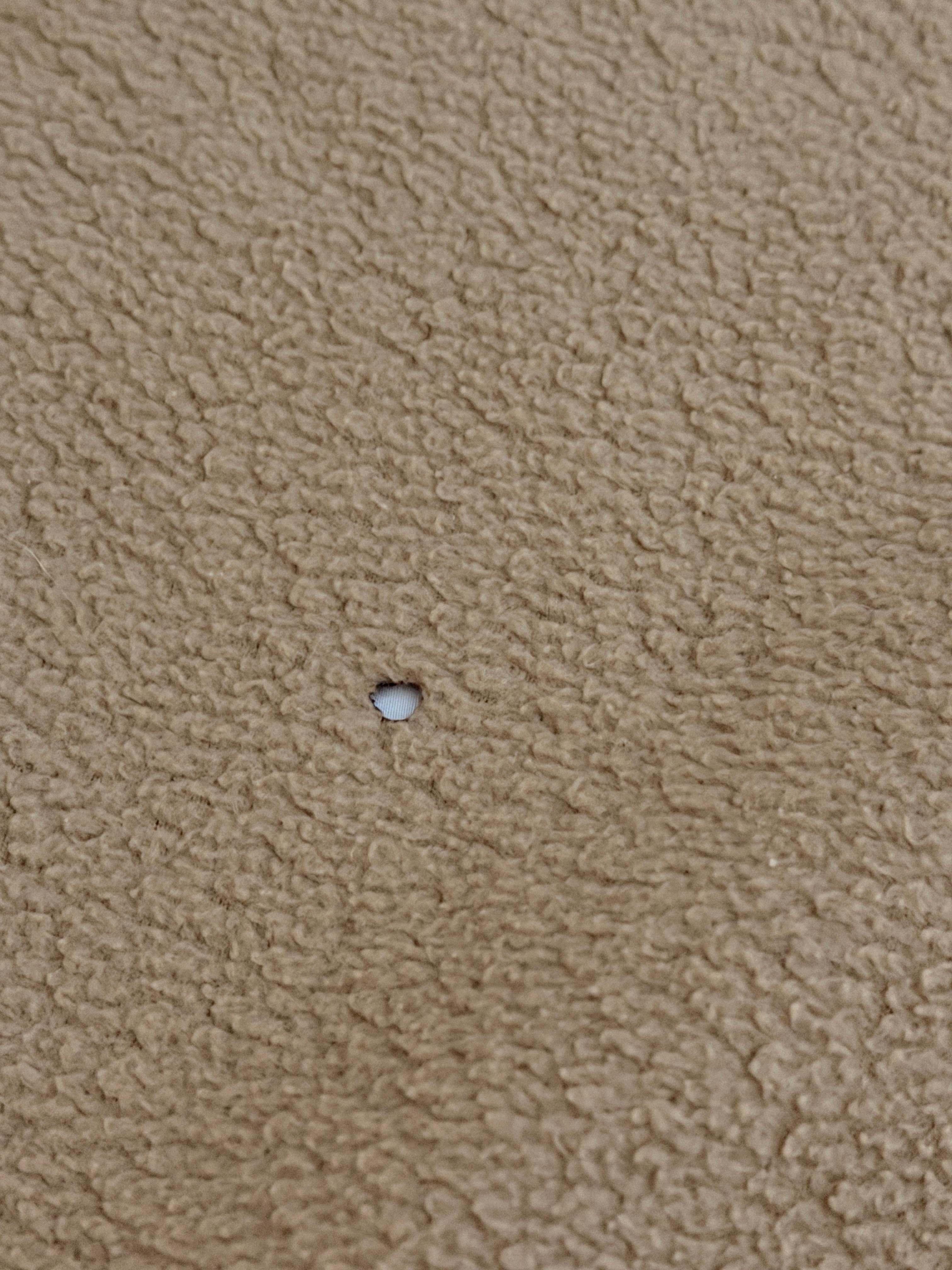 Burn holes in bedding 