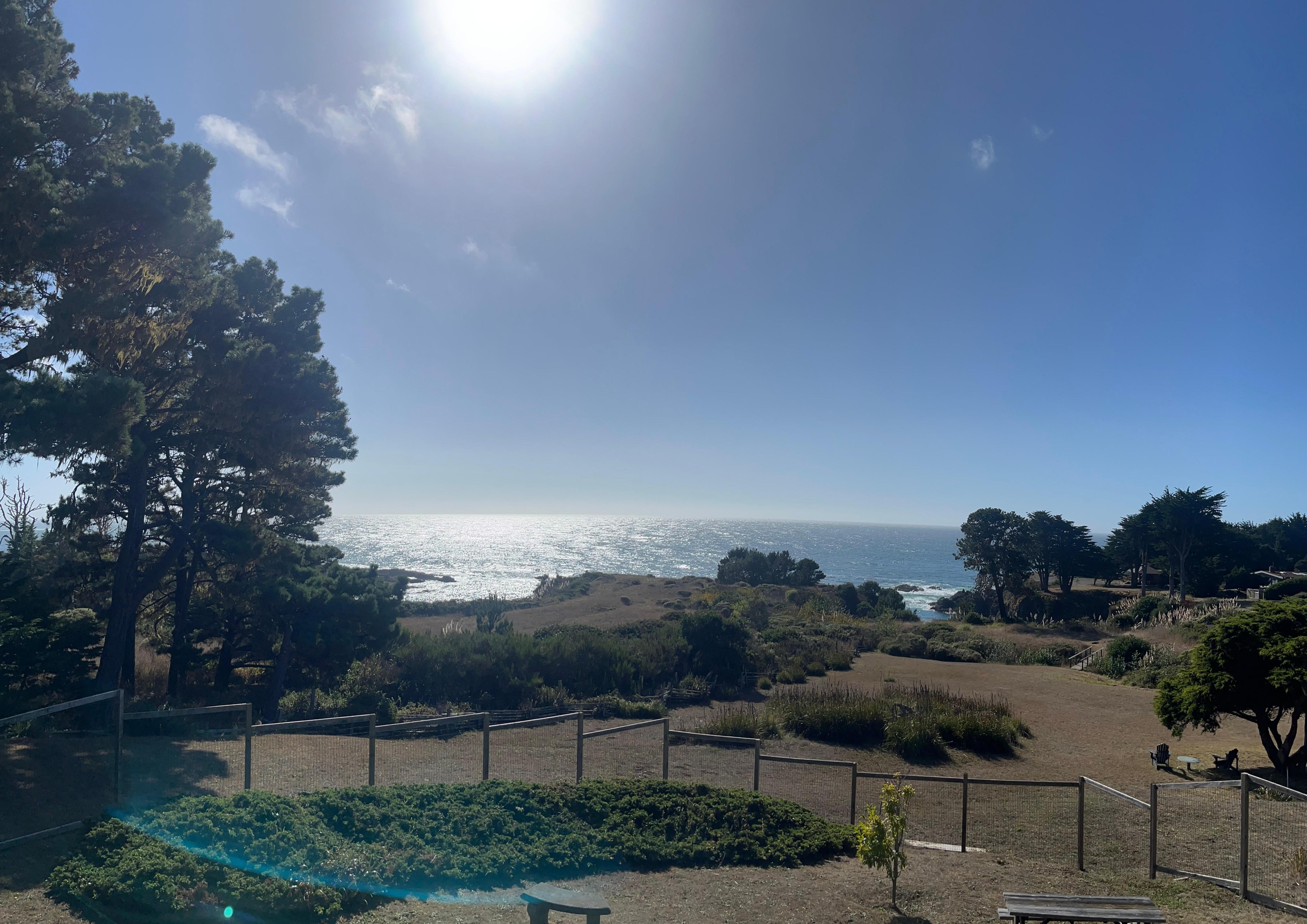 View from back deck.