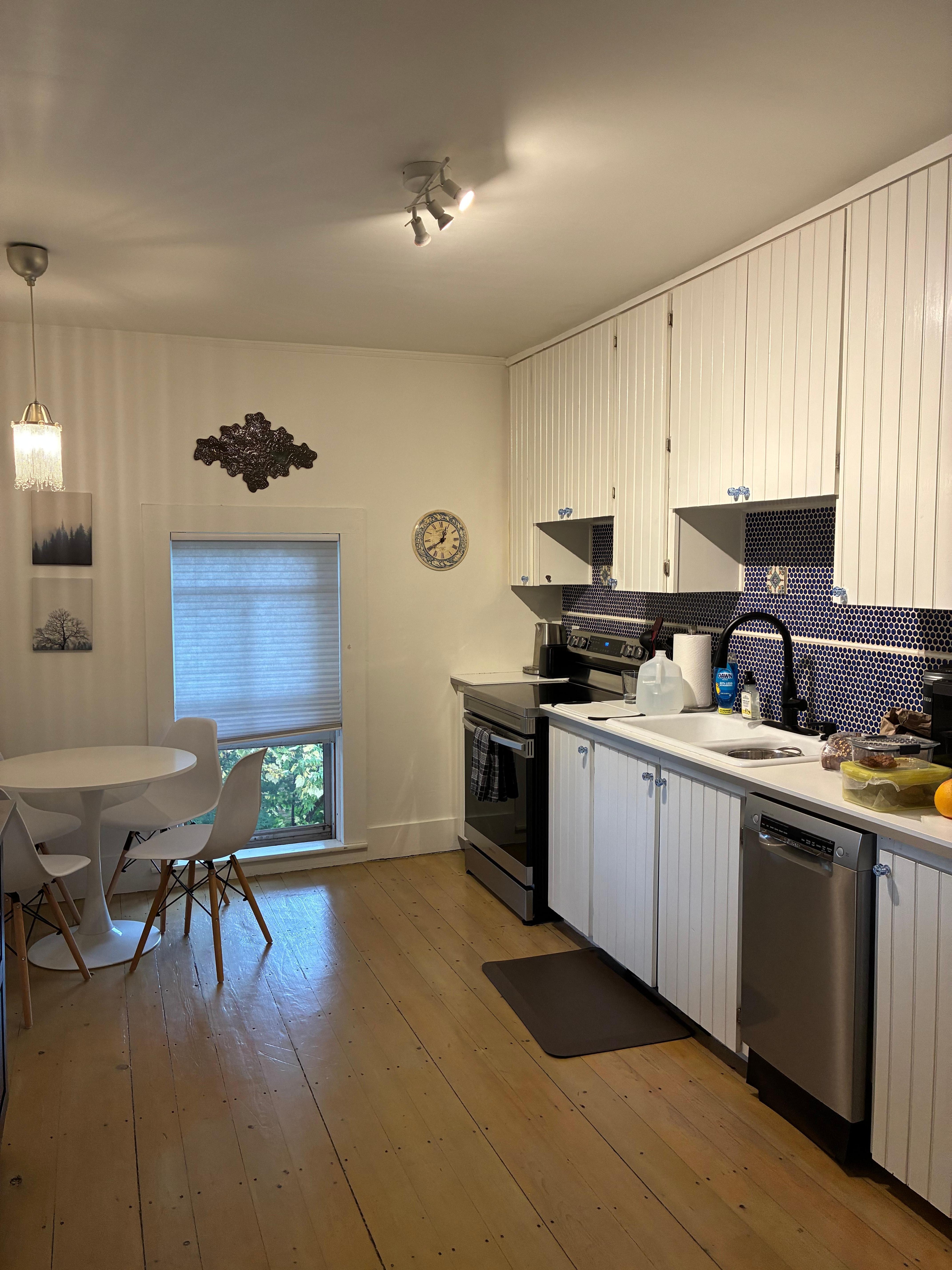 Excellent eat in kitchen.