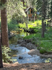 View from deck and entrance.