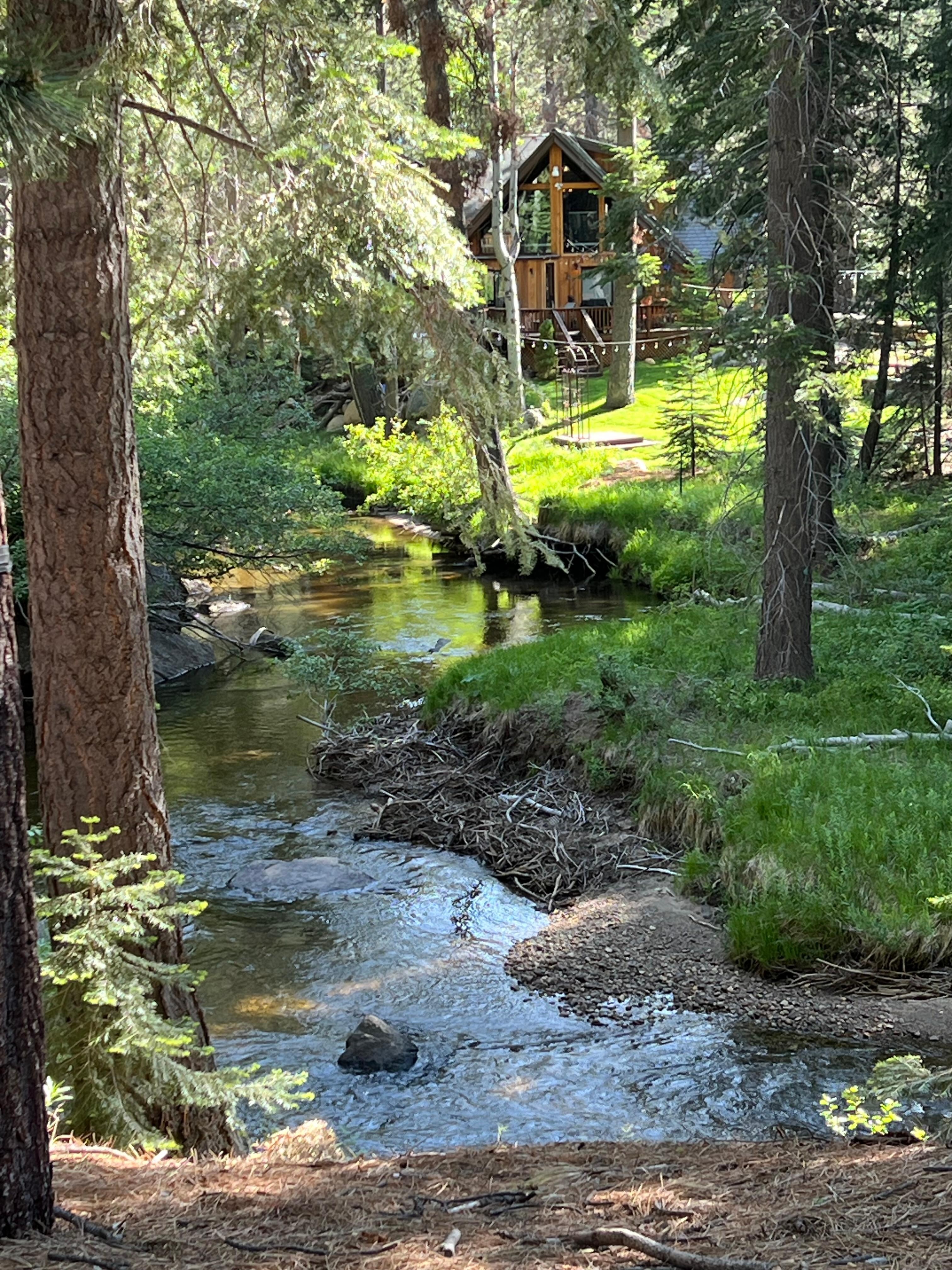 View from deck and entrance.