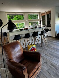 Bar in the living room