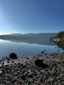 Beach at low tide
