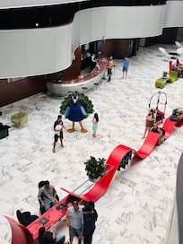 Essa recepção muito bem confortável e aconchegante