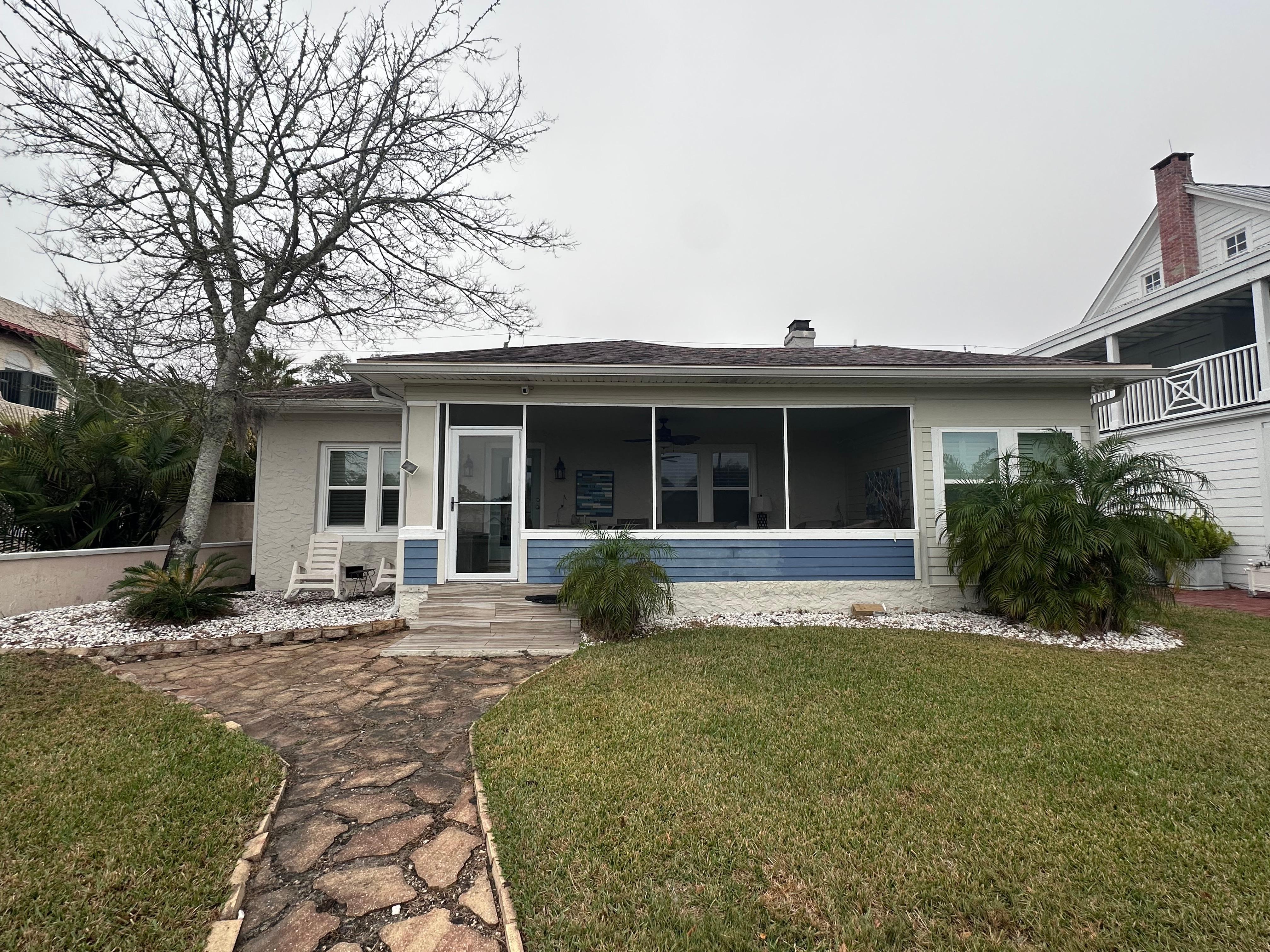 View of house from lake