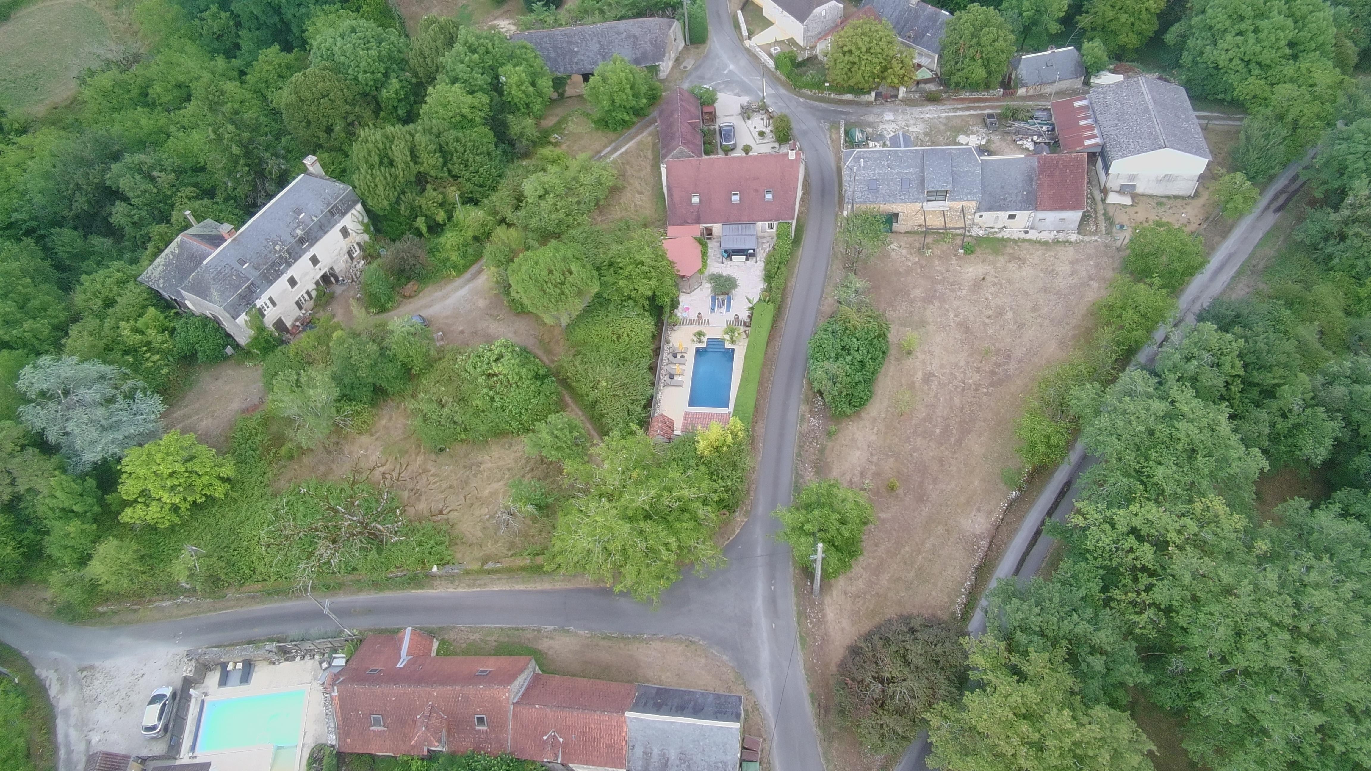 La maison vue du ciel 