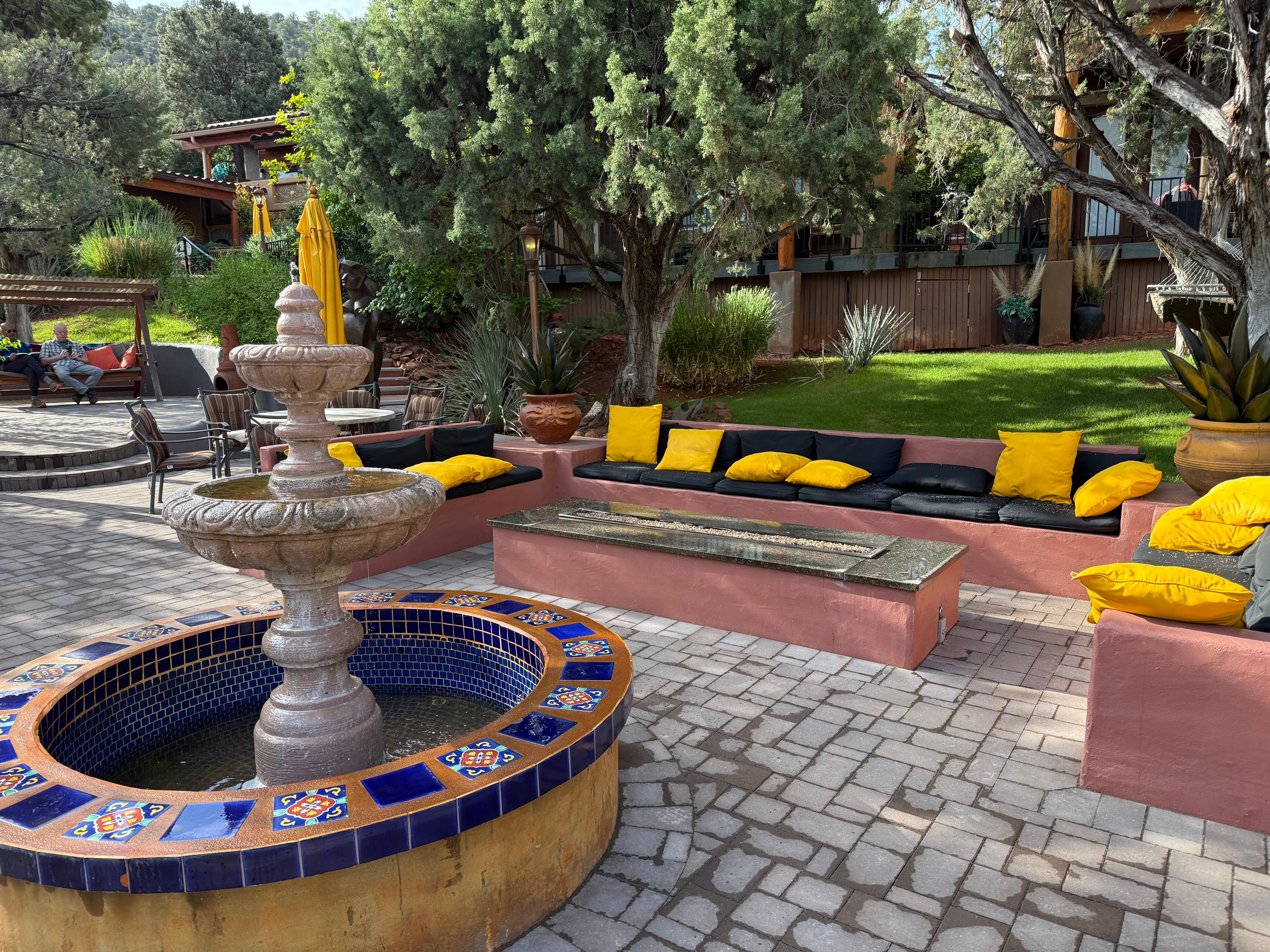 Fountain area