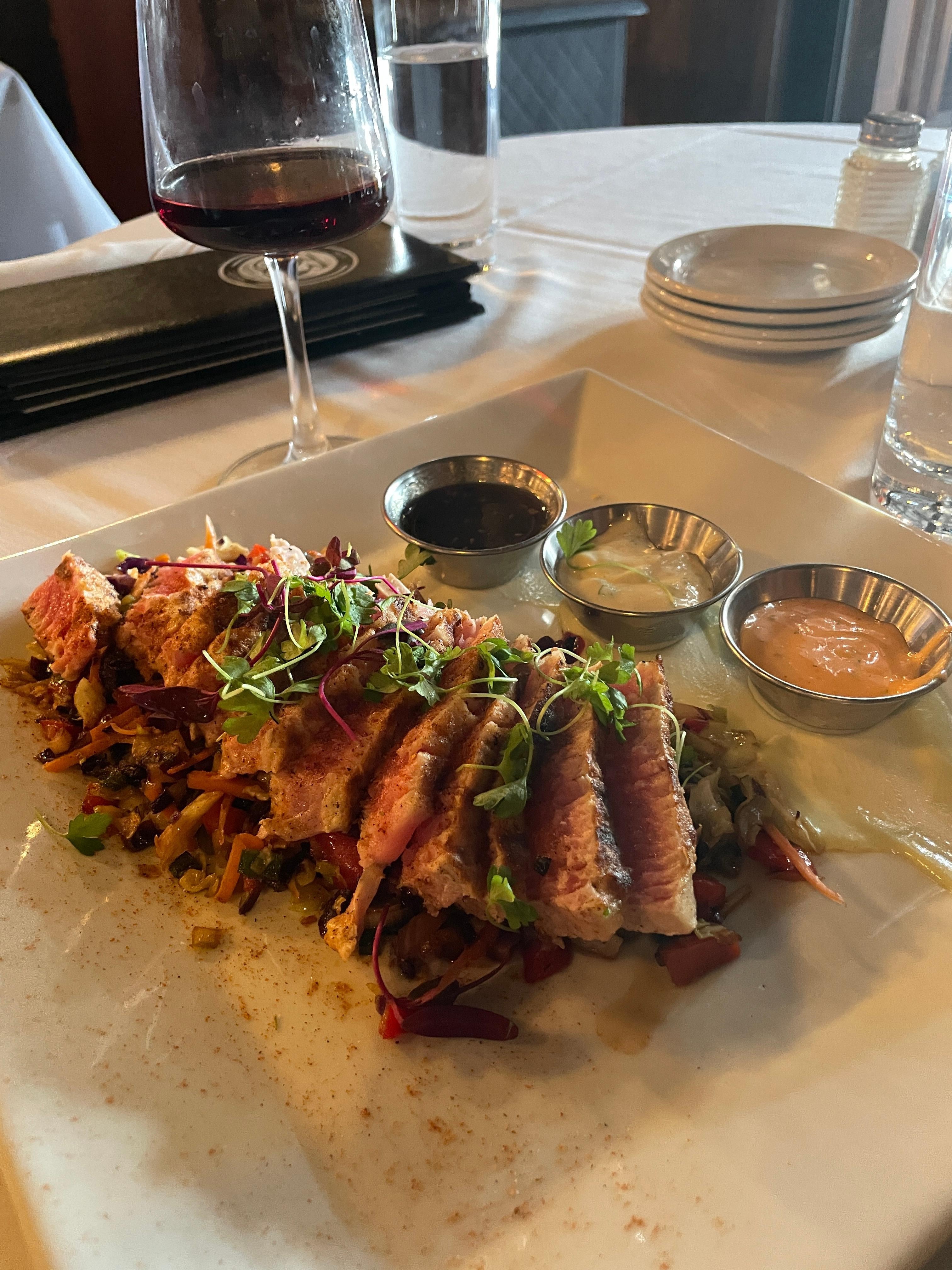 Ahi Tuna at Micks 33 1 block away