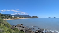 Amaroo is near the far end of beach pictured