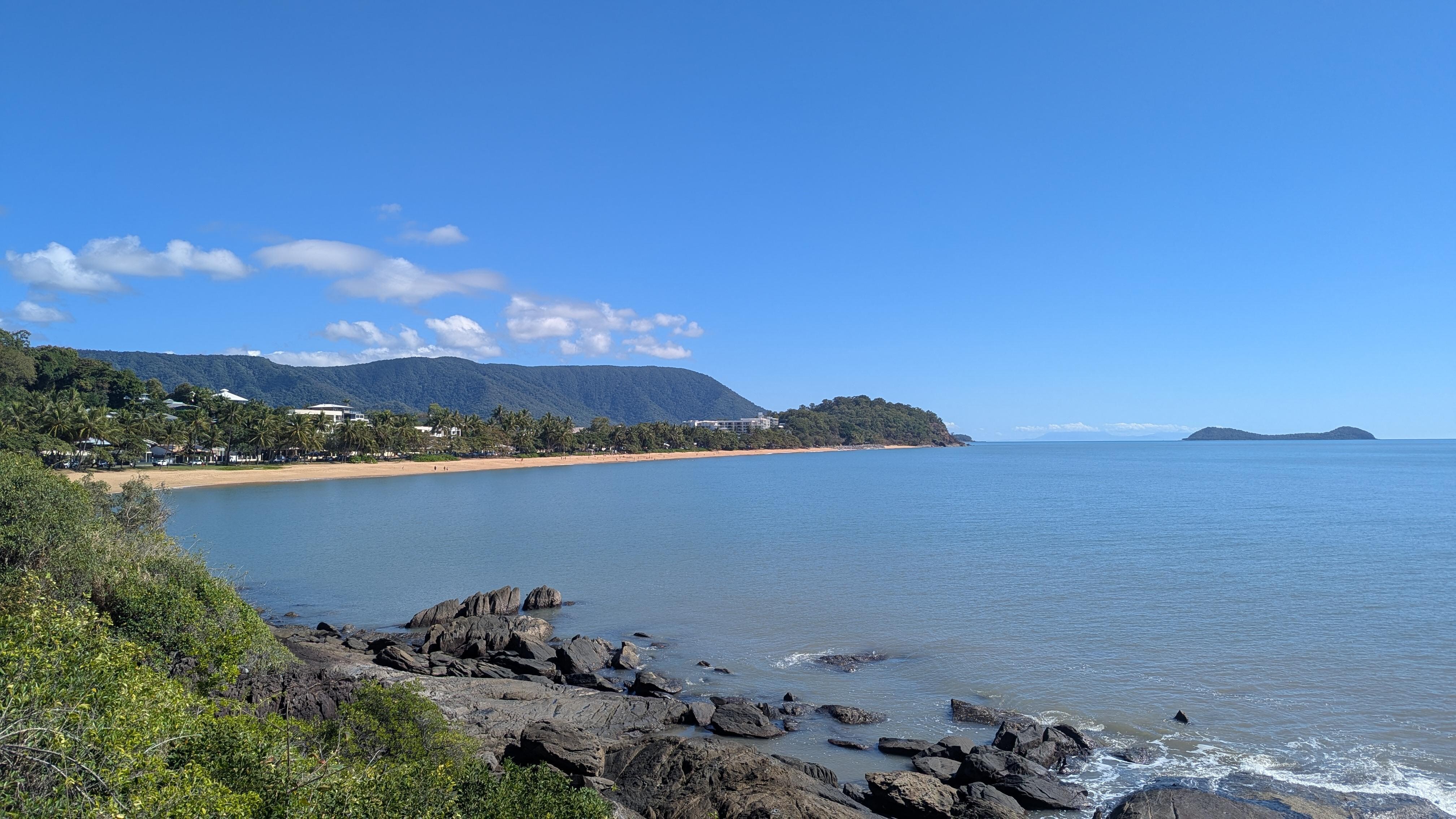 Amaroo is near the far end of beach pictured