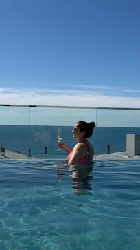 Vista da piscina