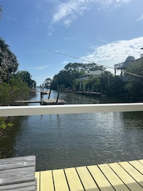 View from deck out back