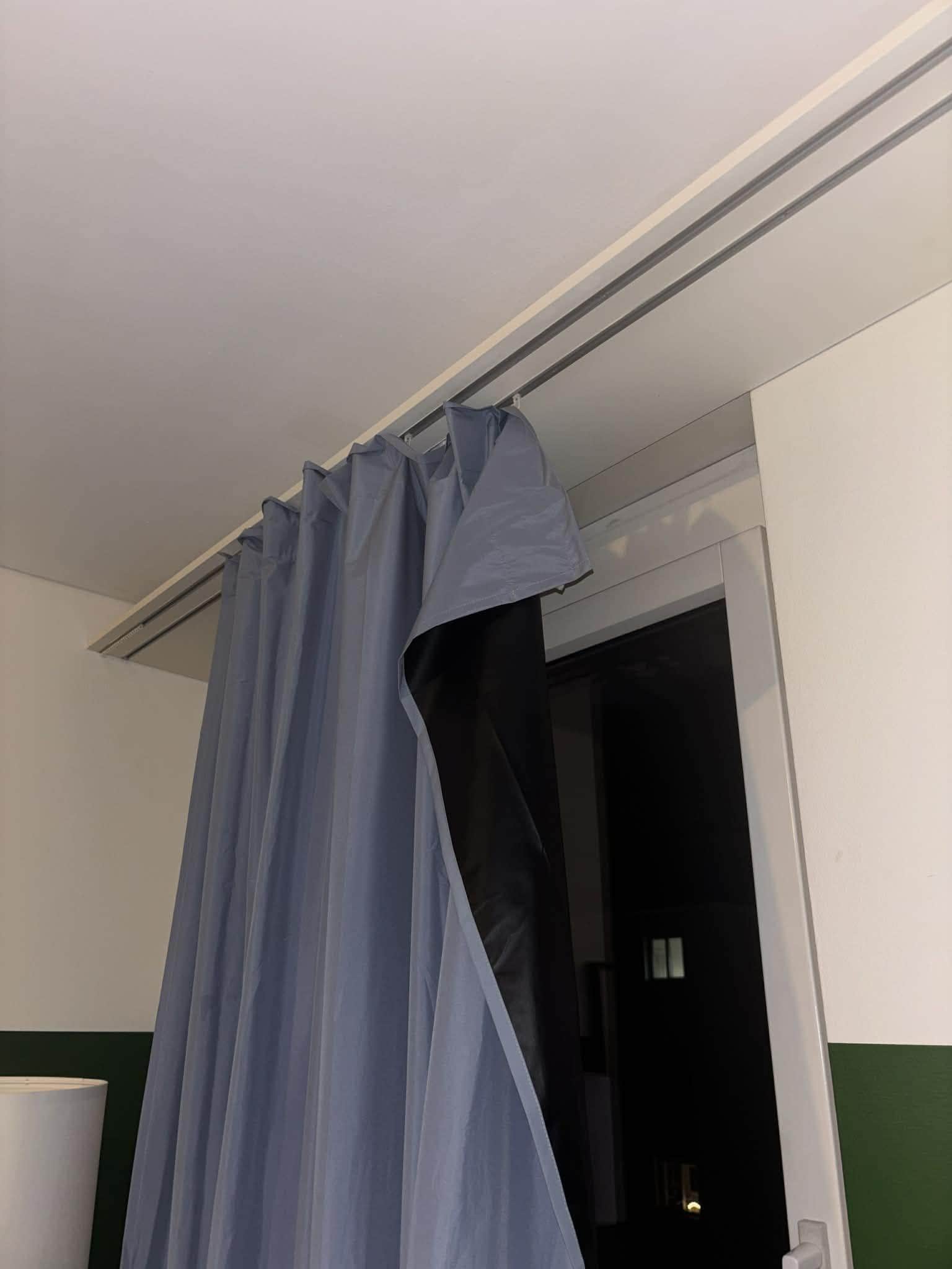 Curtain falling off the rail