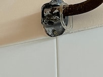 Rusty shower curtain rod
